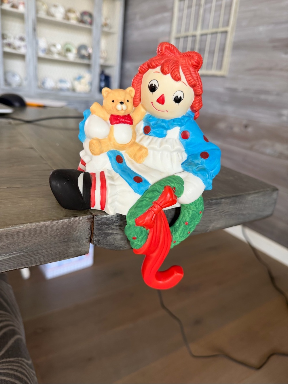 Raggedy Ann Christmas Stocking Holder